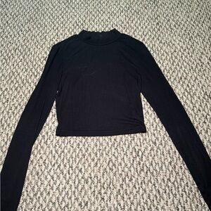 Black Long Sleeve Women's Top